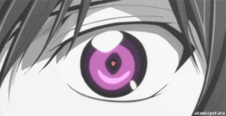 Cool Purple Anime Eyes GIF