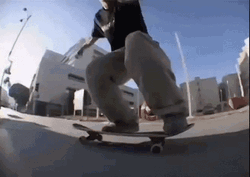 Cool Rodney Mullen Turn Around Skateboard Tricks GIF