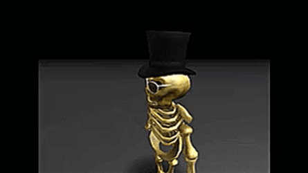 Cool Skeleton Check What Did He Say GIF