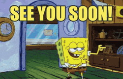 Cool Spongebob See You Soon GIF