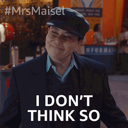 Cool Woman Says I Dont Think So GIF