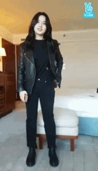 Cool Zhera All Black Outfit GIF
