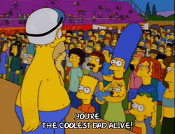 Coolest Dad Alive The Simpsons Family GIF
