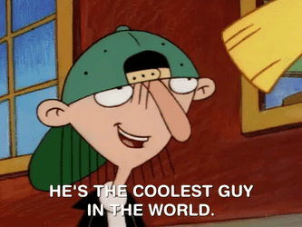 Coolest Guy In The World Hey Arnold GIF