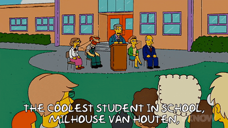 Coolest Student In School The Simpsons GIF