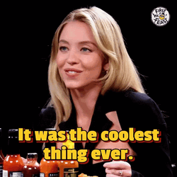 Coolest Thing Ever Sydney Sweeney GIF