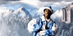 Coolio Cold Weather While Singing GIF
