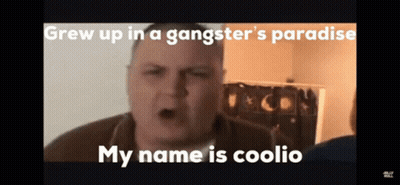 Coolio Grew Up In A Gangster's Paradise GIF
