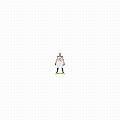 Cooper Kupp Football Player Cartoon GIF
