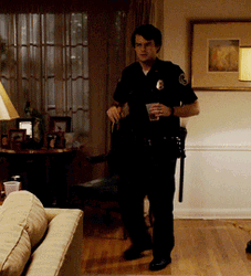 Cop Bill Hader Superbad GIF