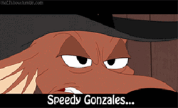 Cop Saying Speedy Gonzales GIF