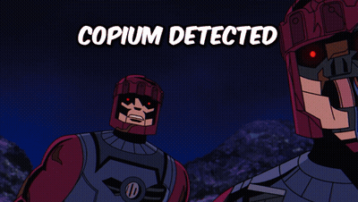 Copium Detected Comic Book Character GIF