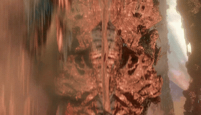 Copper Surface Reflecting Tree GIF