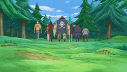 Corazon One Piece Fall Down The Ground GIF