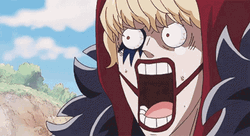 Corazon One Piece Screaming GIF