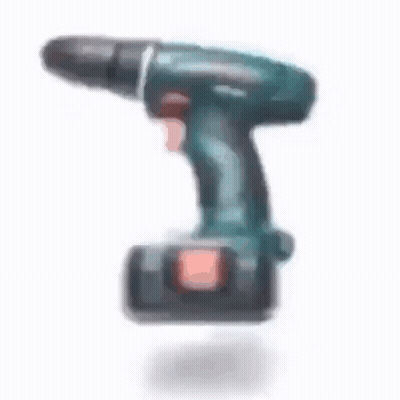 Cordless Drill Floating In Air GIF
