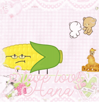 Corn On The Cob With Steve Loves Hana GIF
