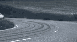 Cornering Fast Car In A Highway GIF