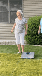 Cornhole Grandma Dance GIF