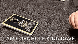 Cornhole King Dave GIF