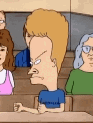 Cornholio Beavis Freaking Out GIF