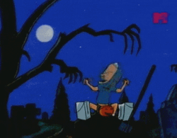 Cornholio Beavis In Graveyard GIF