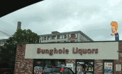 Cornholio Beavis On Top Bunghole Liquors GIF