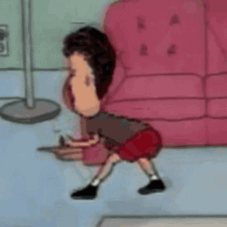 Cornholio Butthead Shaking Hips GIF