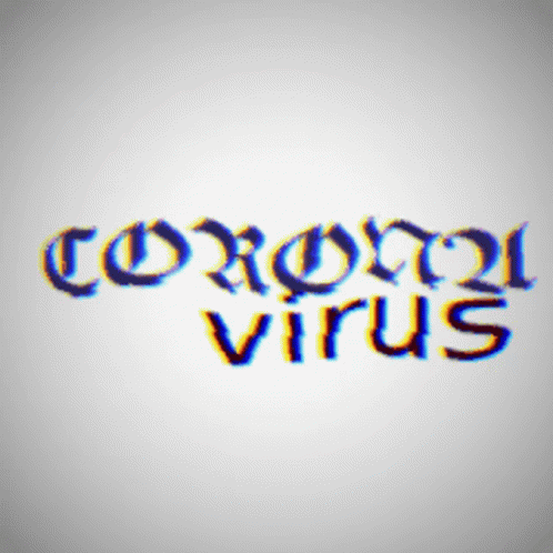 Corona Virus Text GIF