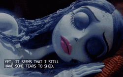 Corpse Bride Emily Weeping In Bed GIF