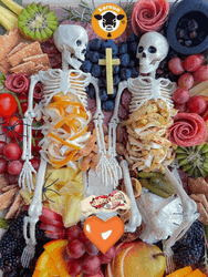 Corpse Bride Skeleton Couple Lying Together GIF