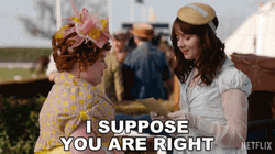 Correct Claudia Jessie I Suppose You Are Right GIF