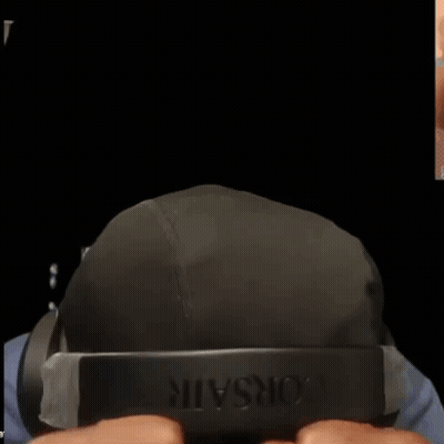 Corsair Logo With Dragon On Blue GIF