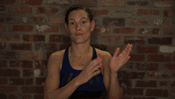 Cortney Cassey Sarcastic Clap GIF