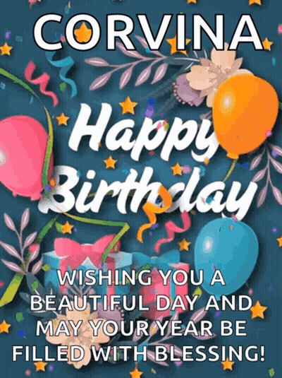 Corvina Wishing You A Beautiful Day And May Your Year Be Filled With Blessings GIF