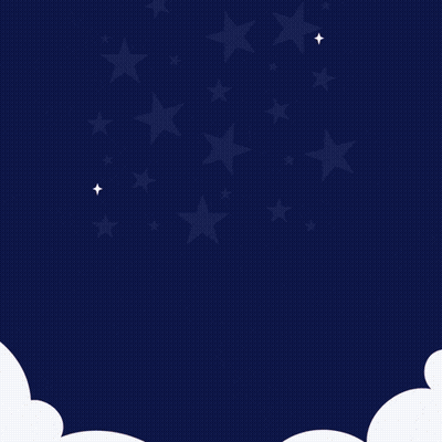 Cosmic Intelligence Agency Logo Astronaut Flying In Front Of Full Moon GIF