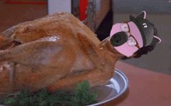 Cosmo Kramer Turkey Seinfeld Dace Swap GIF
