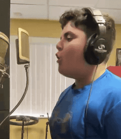 Costco Guys Big Justice Singing On Microphone GIF