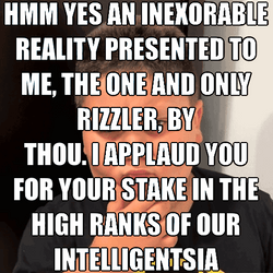 Costco Guys Friend The Rizzler Touching His Chin GIF
