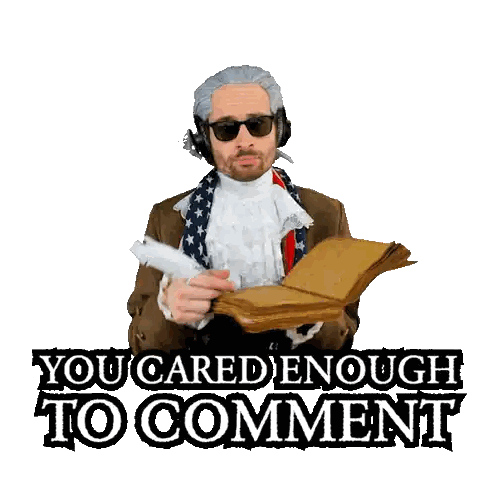 Costumed Man Commented Below Sticker