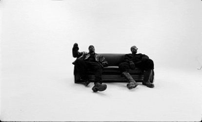 Couch Kanye And Pusha GIF