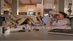 Couch Mark Johnson Crazy Hair GIF