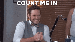 Count Me In Chris Pratt Sinister Smile GIF