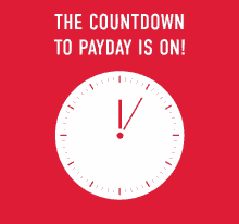 Countdown Clock To Payday Is On GIF