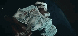 Counting Big Money 100 Dollar Bills GIF