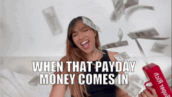 Counting Money Payday Comes In GIF