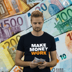Counting Money Salary Smell Guy GIF