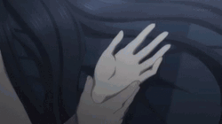Couple Anime Hands Over
