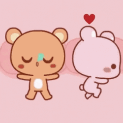 Couple Cuddle Cute Bear Love GIF