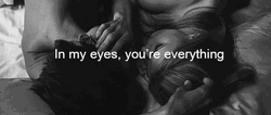 Couple Cuddle Eyes You're Everything GIF
